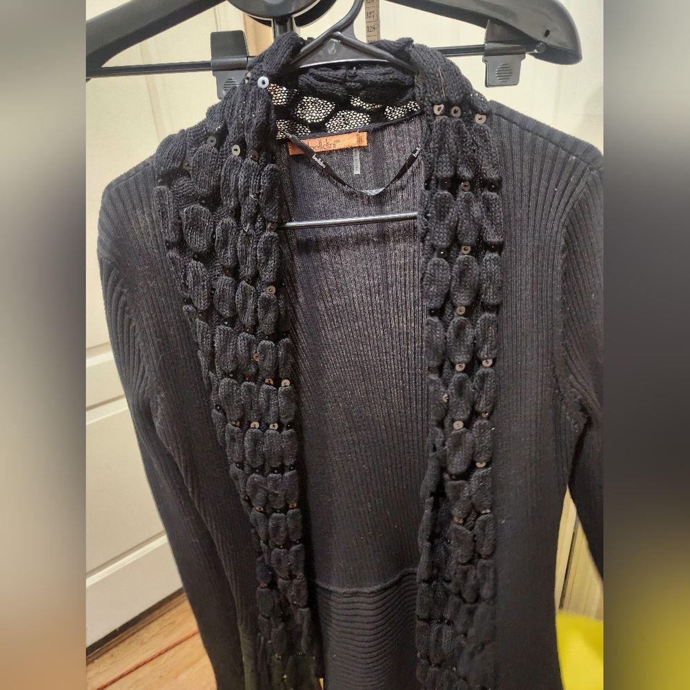 Belldini Elegant Black Women's Sweater Size L - Picture 10 of 15